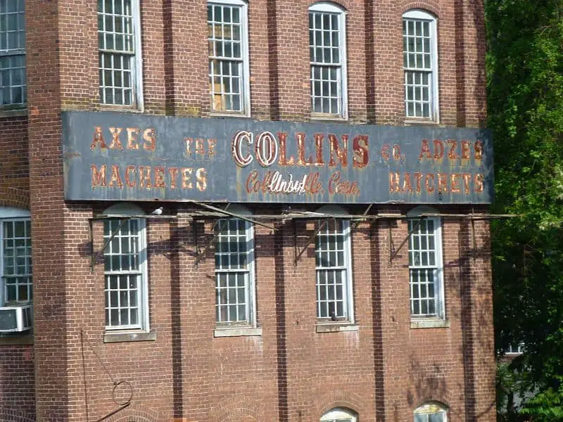 Collins company factory sign