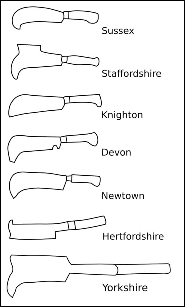 Billhook patterns